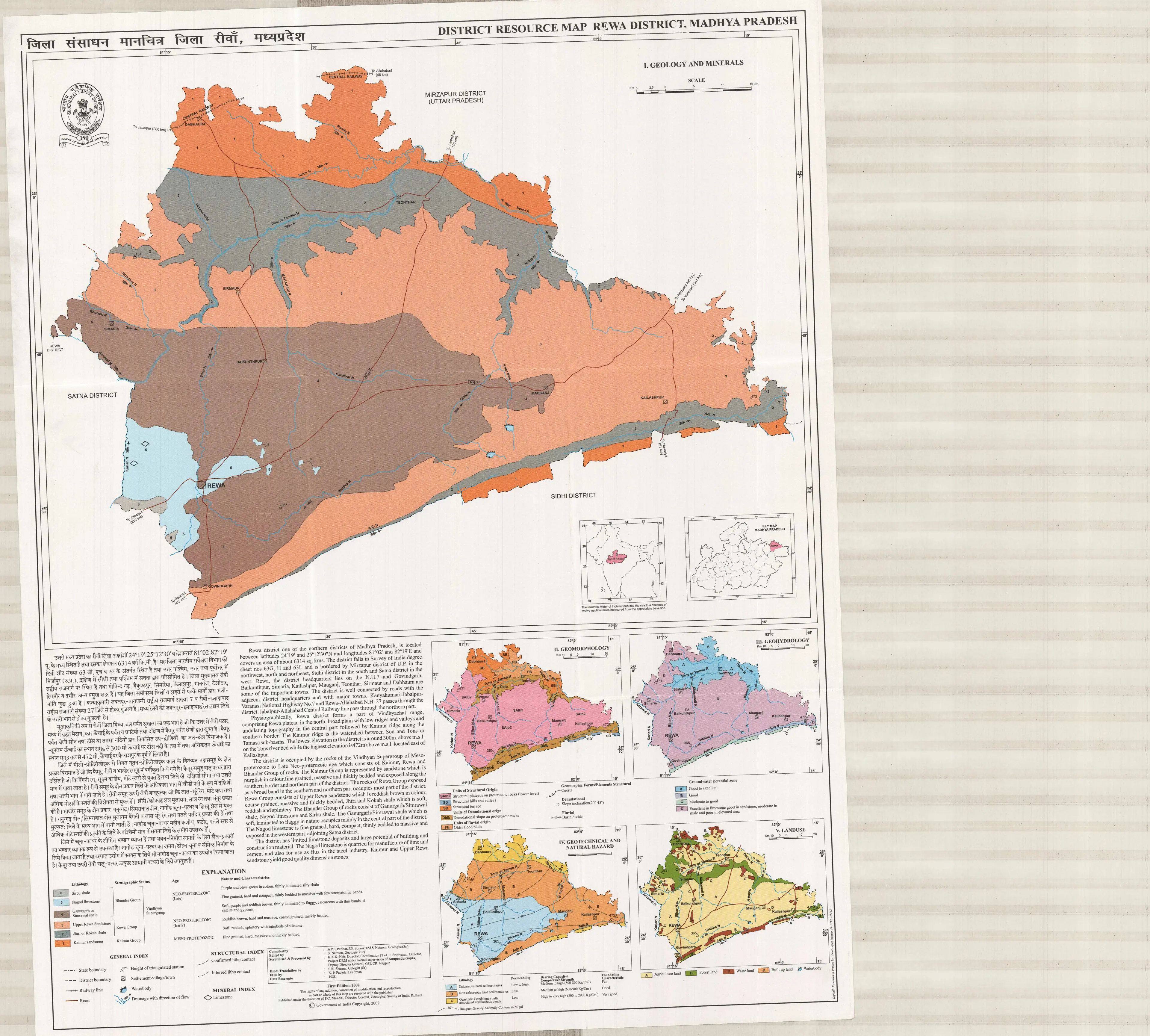 District Resource Map of Rewa Image Taken from https://employee.gsi.gov.in/cs/groups/public/documents/document/b3zp/mtc1/~edisp/dcport1gsigovi175911.jpg