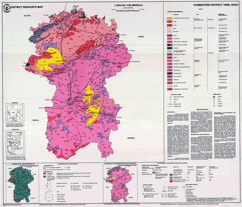 District Resource Map of Coimbatore Image Taken from https://employee.gsi.gov.in/cs/groups/public/documents/document/b3zp/mti2/~edisp/dcport1gsigovi126543.gif