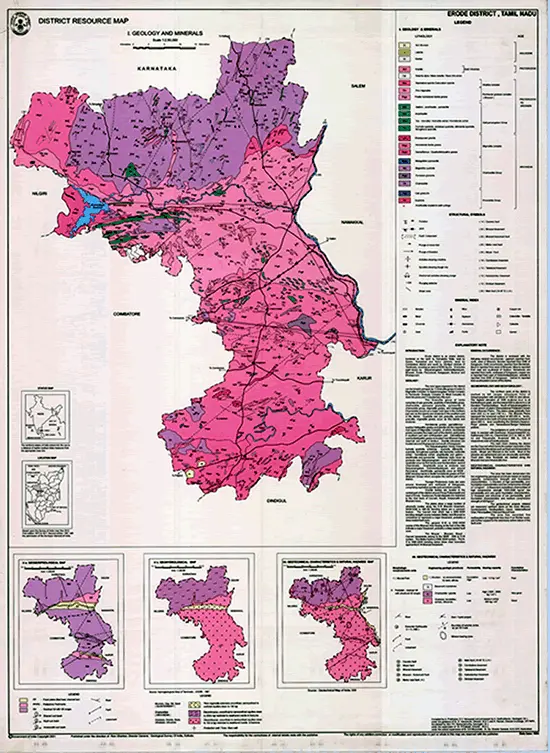 District Resource Map of Erode Image Taken from https://employee.gsi.gov.in/cs/groups/public/documents/document/b3zp/mti2/~edisp/dcport1gsigovi126551.gif