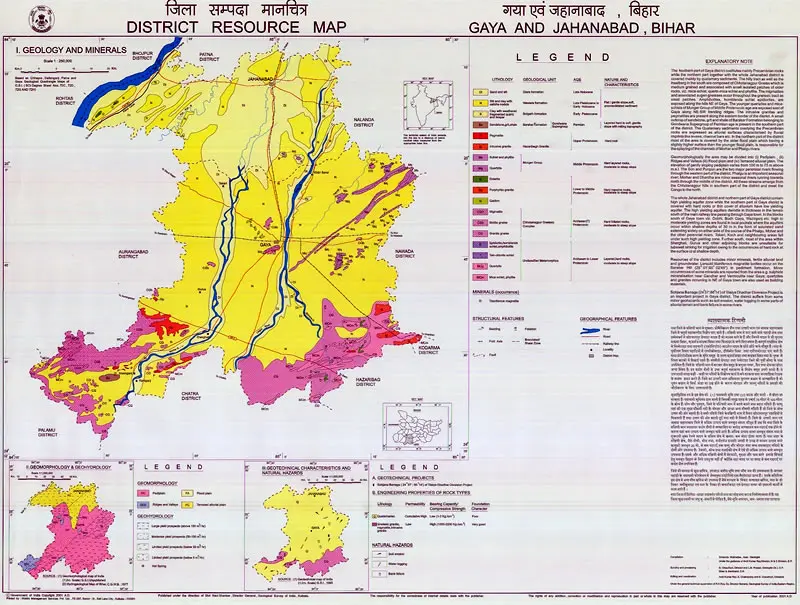 District Resource Map of Gaya,Jahanabad Image Taken from https://employee.gsi.gov.in/cs/groups/public/documents/document/b3zp/mti2/~edisp/dcport1gsigovi126552.jpg