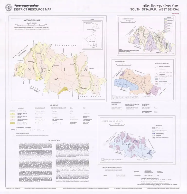 District Resource Map of Dakhshin Dinajpur Image Taken from https://employee.gsi.gov.in/cs/groups/public/documents/document/b3zp/mti2/~edisp/dcport1gsigovi126874.jpg