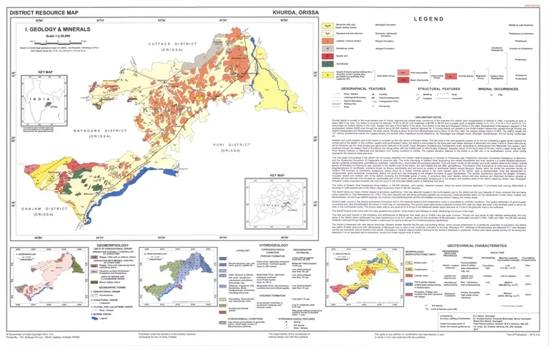 District Resource Map of Khurda Image Taken from https://employee.gsi.gov.in/cs/groups/public/documents/document/b3zp/mti2/~edisp/dcport1gsigovi126911.jpg