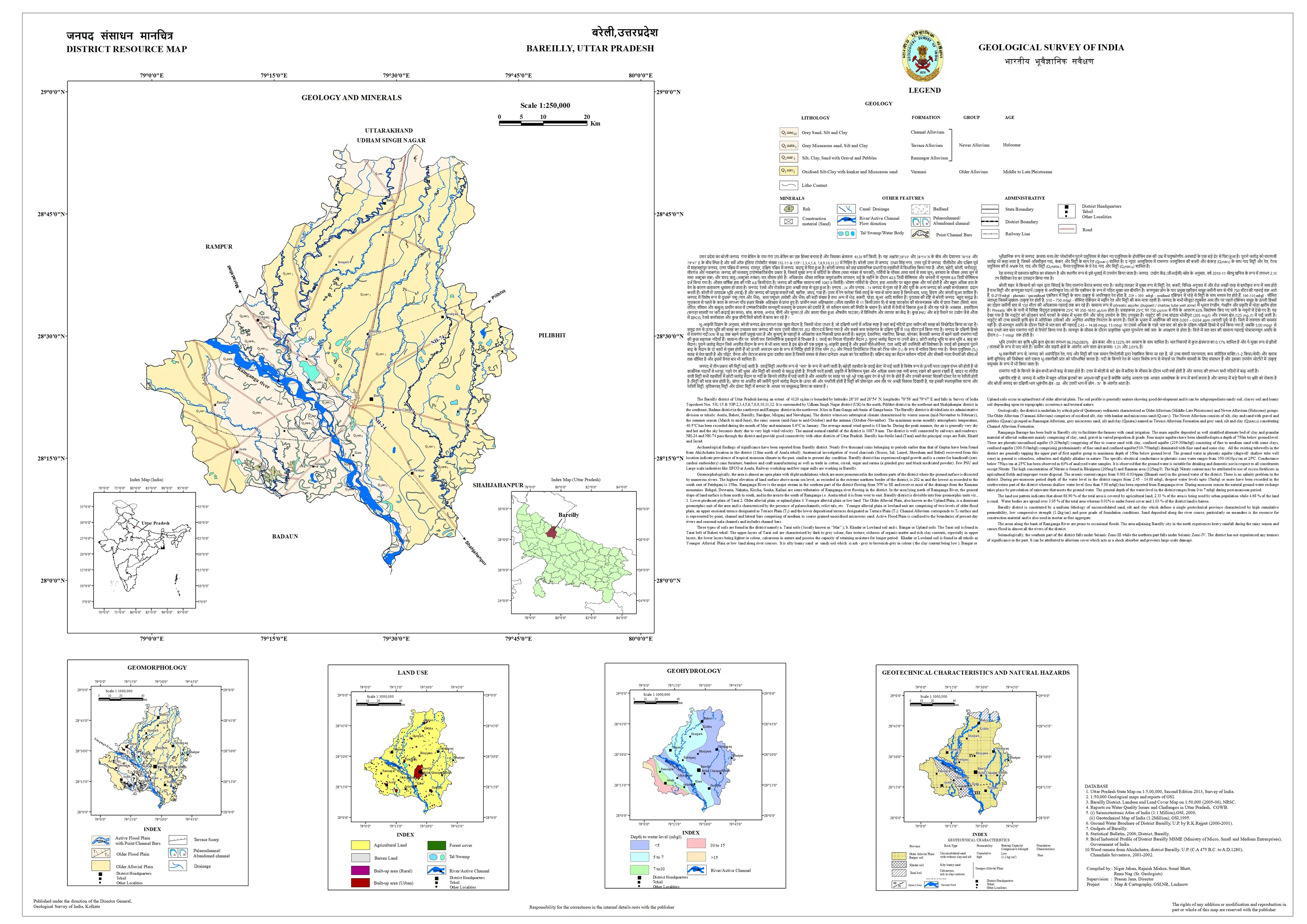 District Resource Map of Bareilly Image Taken from https://employee.gsi.gov.in/cs/groups/public/documents/document/b3zp/nzkx/~edisp/dcport1gsigovi791953.jpg