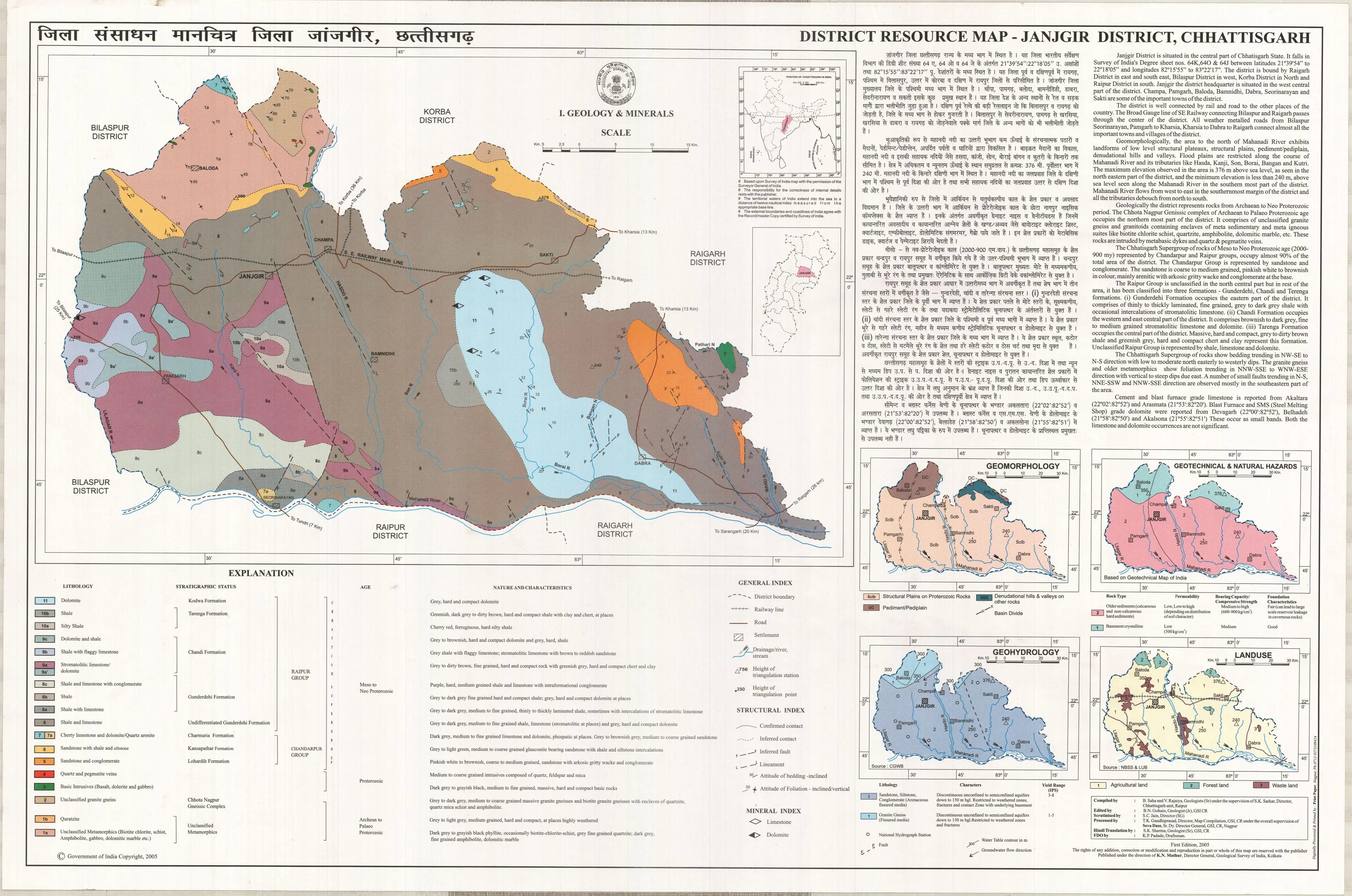 District Resource Map of Janjgir-Champa Image Taken from https://employee.gsi.gov.in/cs/groups/public/documents/document/b3zp/otex/~edisp/dcport1gsigovi911725.jpg