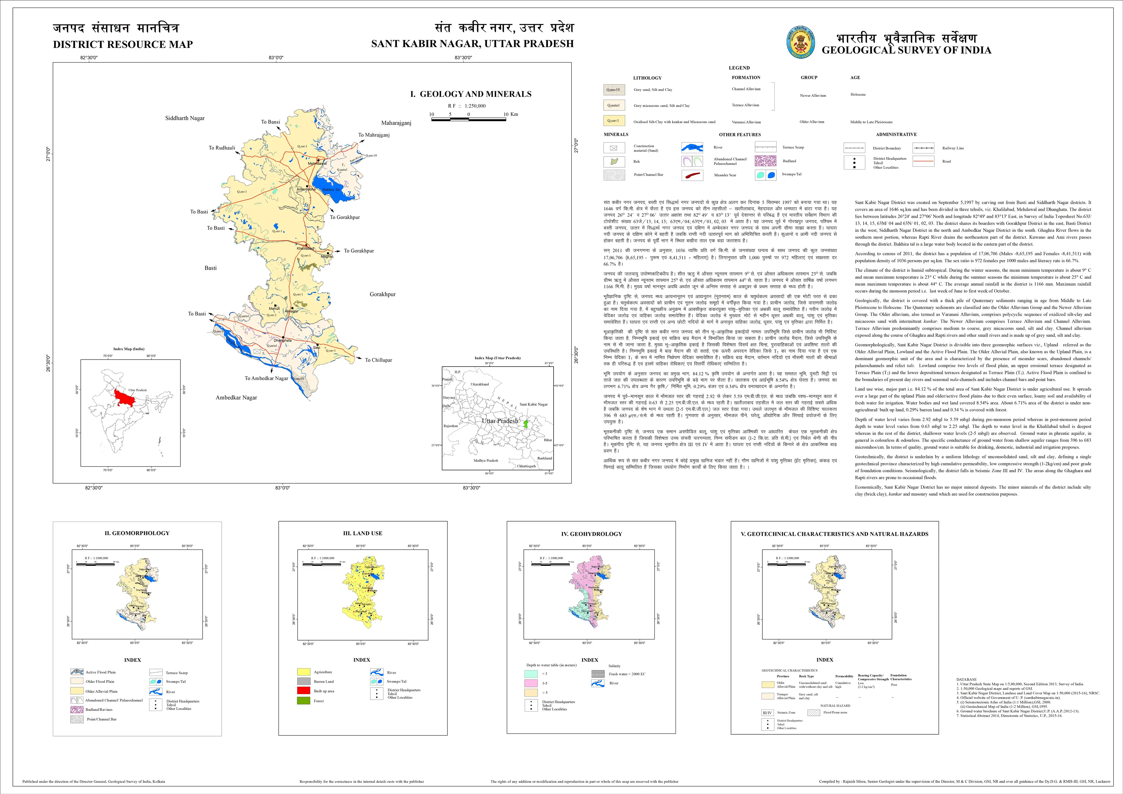 District Resource Map of Sant Kabir Nagar Image Taken from https://employee.gsi.gov.in/cs/groups/public/documents/document/b3zp/otg0/~edisp/dcport1gsigovi984998.jpg