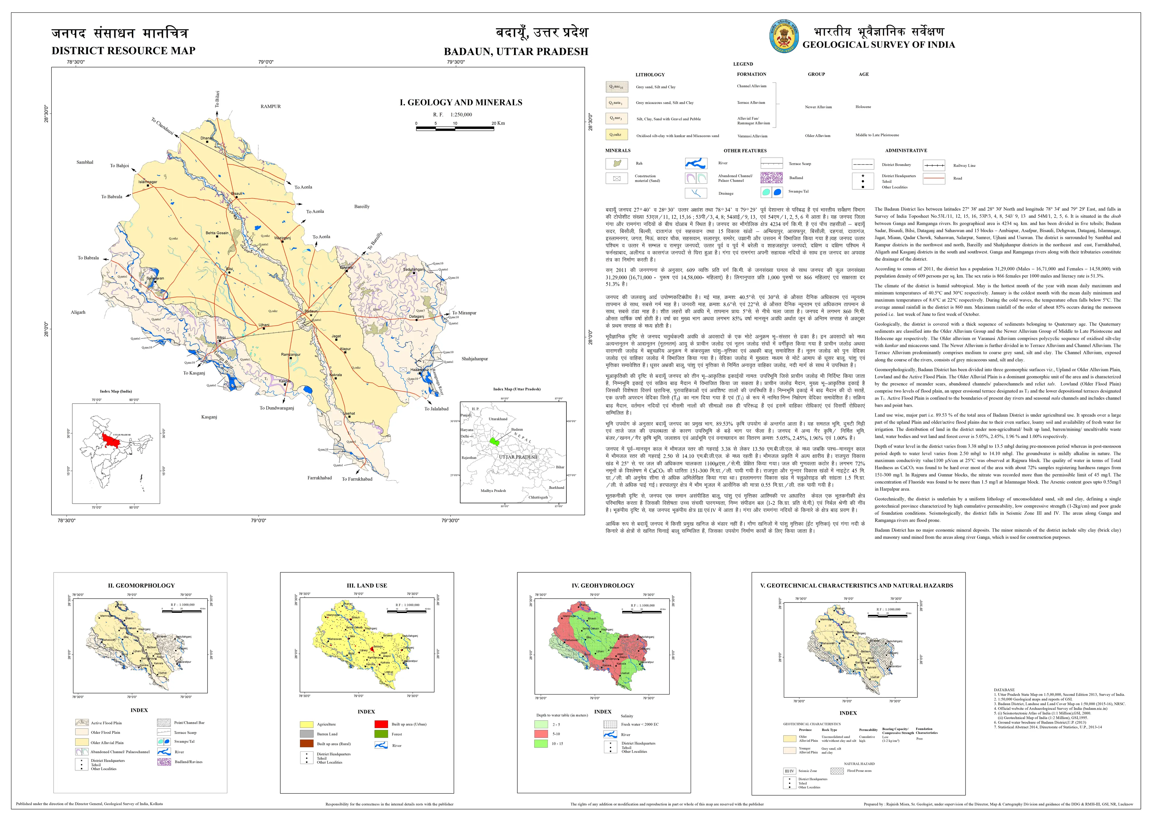 District Resource Map of Budaun Image Taken from https://employee.gsi.gov.in/cs/groups/public/documents/document/b3zp/oty1/~edisp/dcport1gsigovi965438.jpg