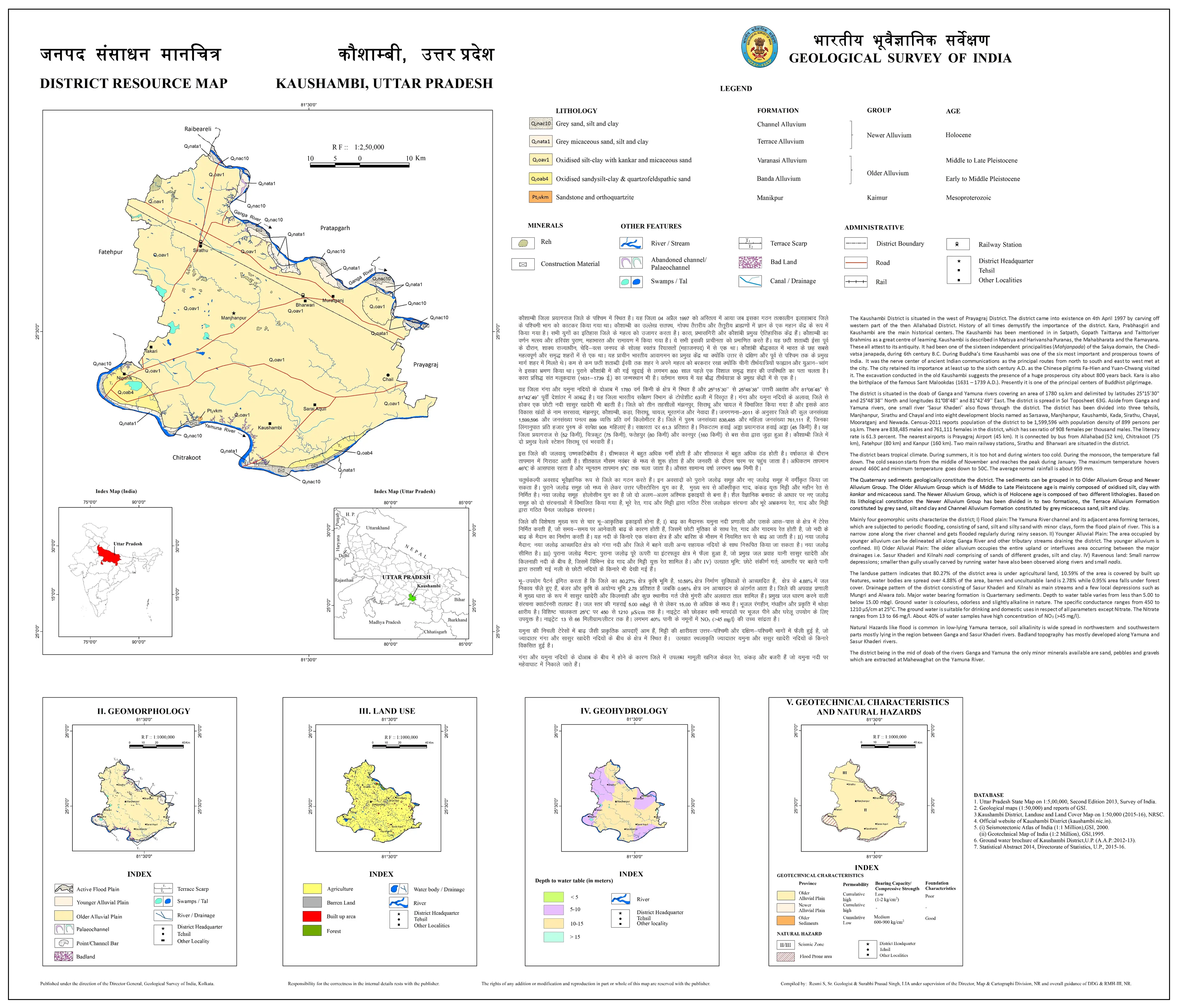 District Resource Map of Kaushambi Image Taken from https://employee.gsi.gov.in/cs/groups/public/documents/document/dmkx/mde1/~edisp/dcport1gsigovi1015136.jpg